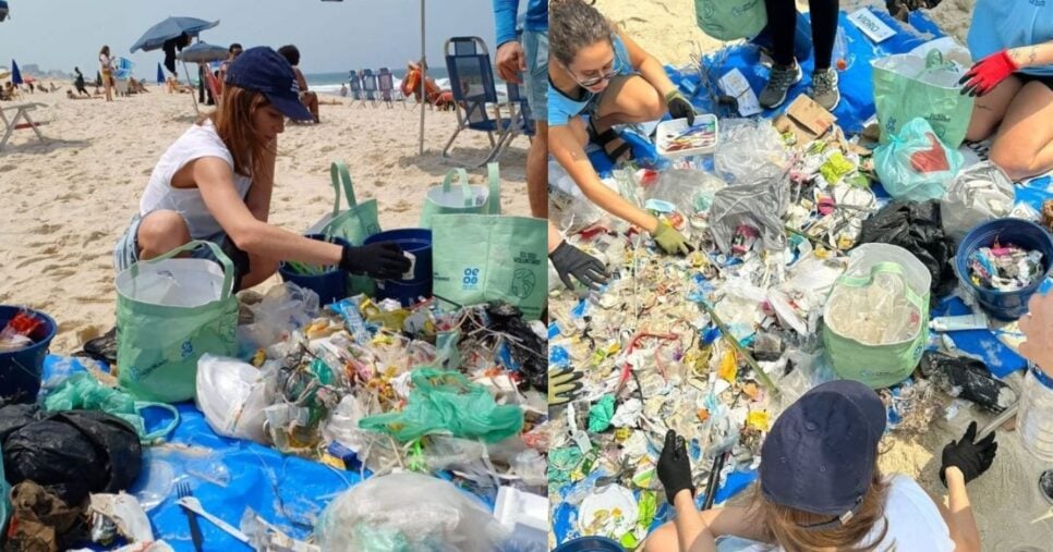 Thaiane Maciel mobiliza para a limpeza do lixo nas praias (Foto Reprodução/Montagem/TV Foco/Instagram/@thaianemaciel)