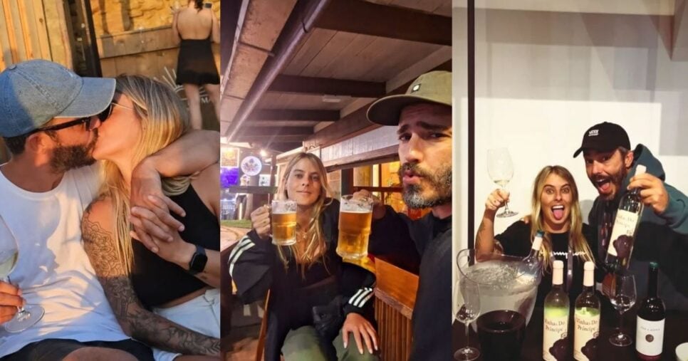 Thiago Rodrigues e a esposa Mariana Zaffari Foto Reprodução/Montagem/TV Foco/Instagram@euthiagorodrigues)