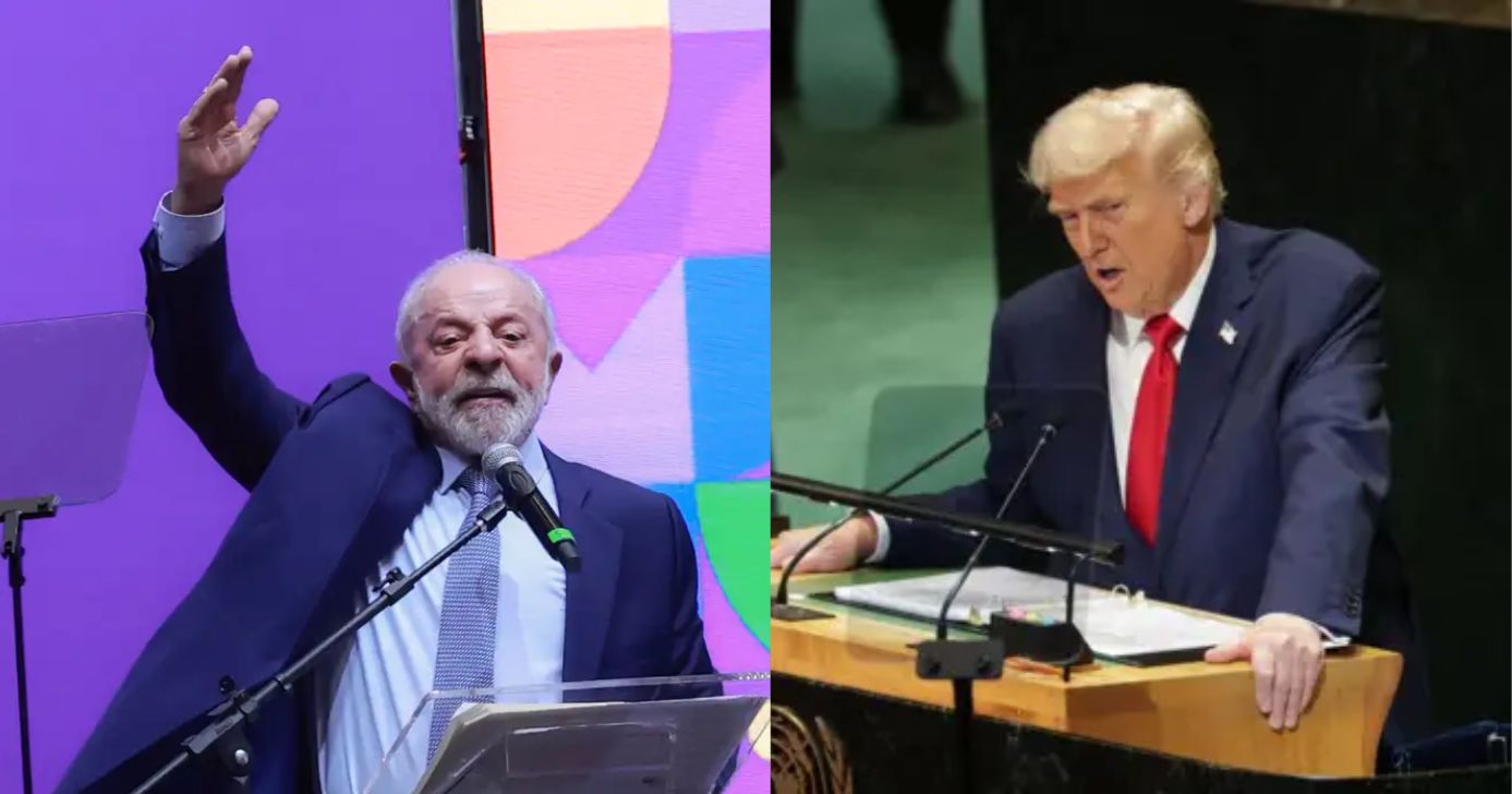 Trump Lula - Montagem TV FOCO