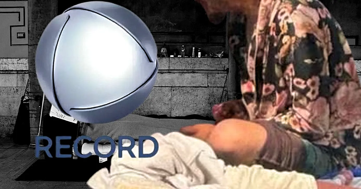Astro de série fenômeno, a qual foi exibida na Record, atualmente vive nas ruas (Foto Reprodução/Montagem/Lennita/TV Foco/Canva/Record/TikTok)