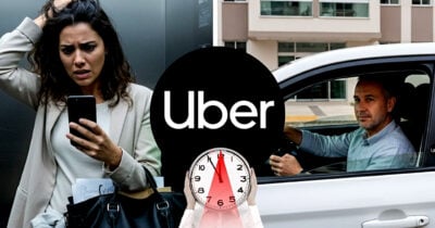 Saiba quanto tempo o Uber pode te esperar em caso de atraso (Foto Reprodução/Montagem/Lennita/TV Foco/Canva/GMN)