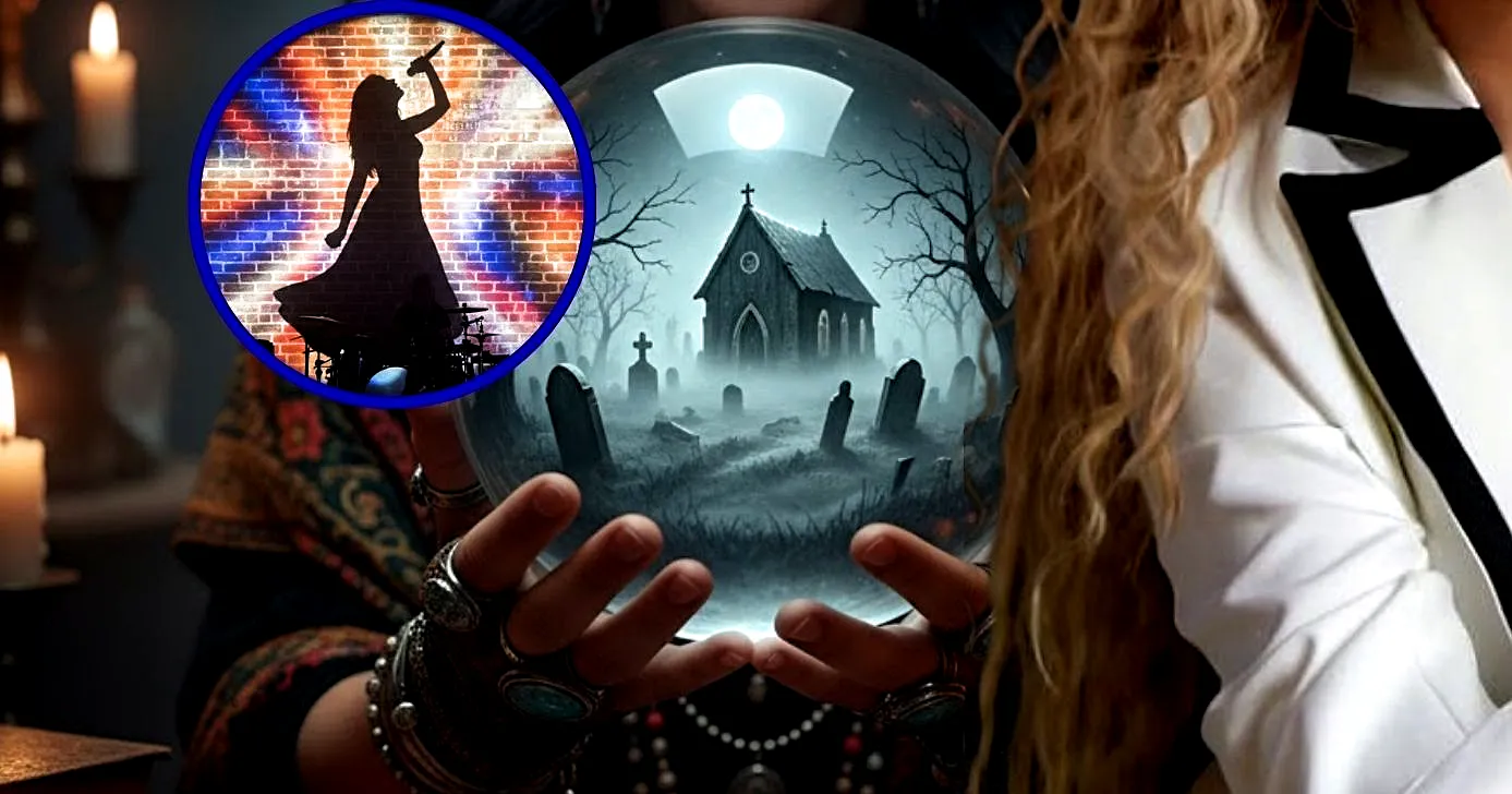 Vidente faz previsão sobre a morte de uma cantora (Foto Reprodução/Montagem/Lennita/Tv Foco/Canva/GMN)