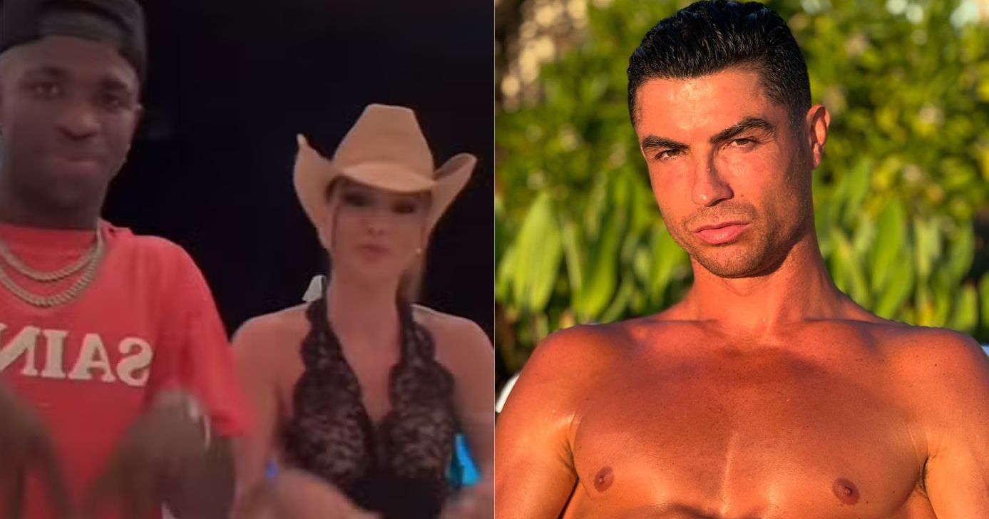 Vini Jr., Virginia Fonseca e Cristiano Ronaldo (Fotos: Reproduções / TikTok / Instagram)