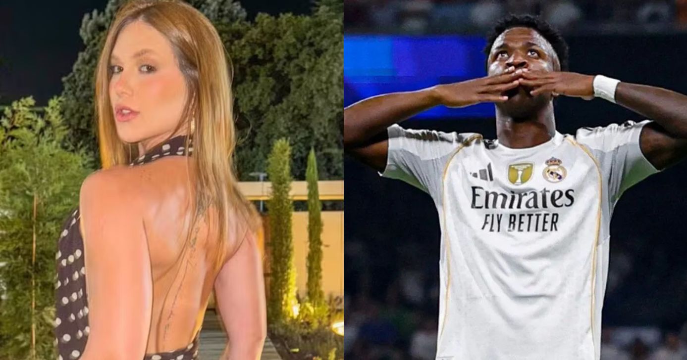 Virginia mal terminou com Vini Jr. e toma atitude perplexa - Foto: Montagem