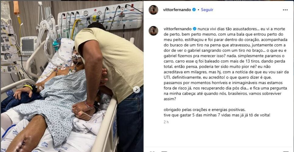 O ator Vittor Fernando - Foto: Instagram