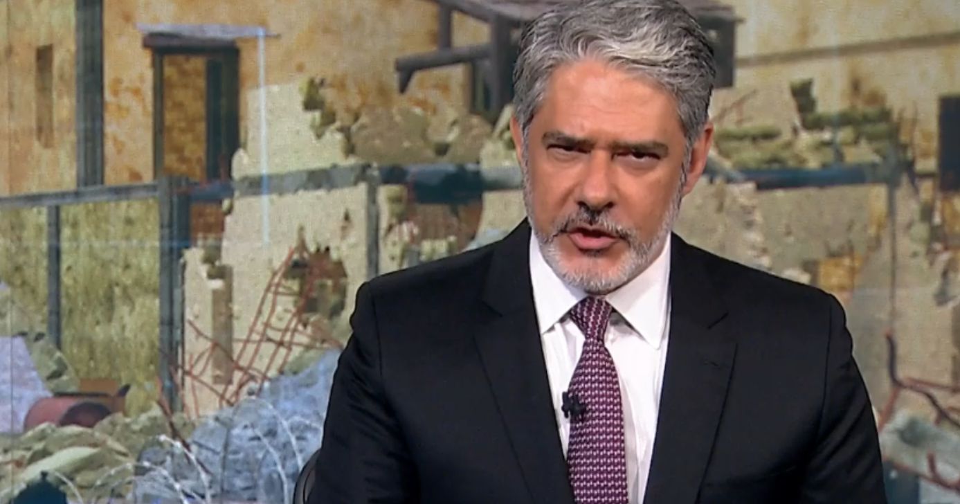 William Bonner no Jornal Nacional (Foto: Reprodução / Globo)