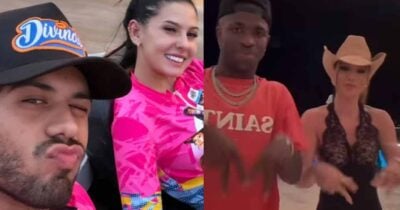 Zé Felipe, Ana Castela, Vini Jr e Virginia Fonseca (Fotos: Reproduções / Instagram / TikTok)