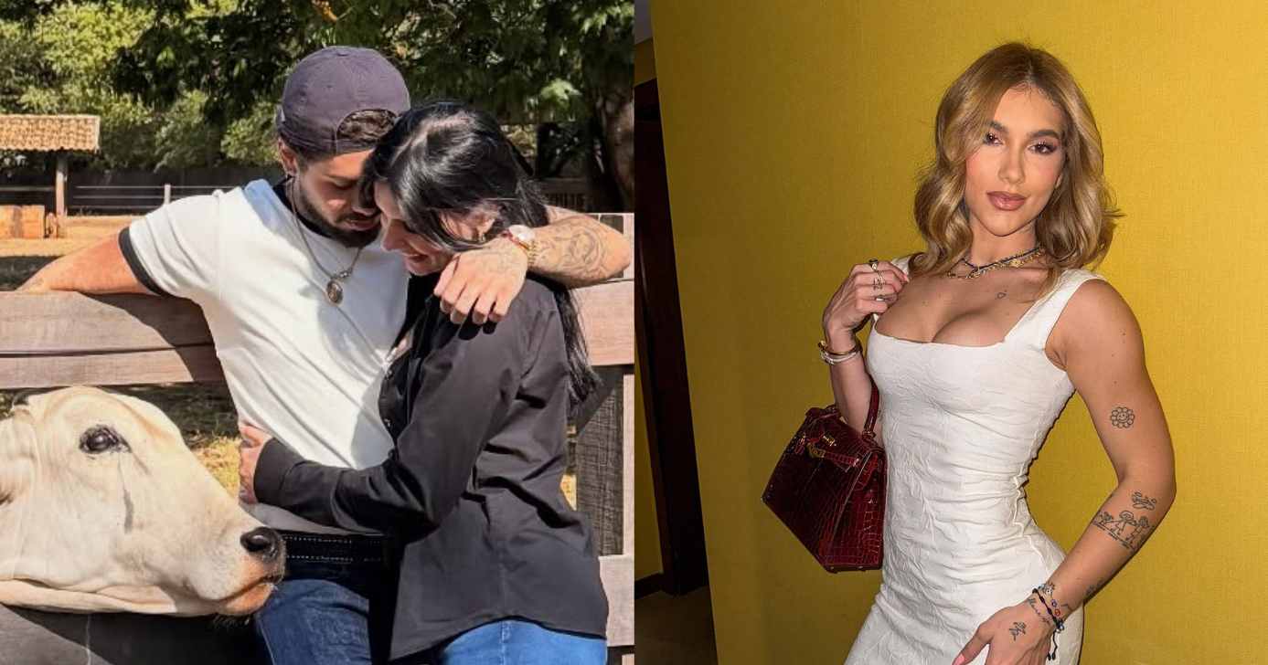 Zé Felipe, Ana Castela e Virginia Fonseca (Fotos: Reproduções / Instagram)