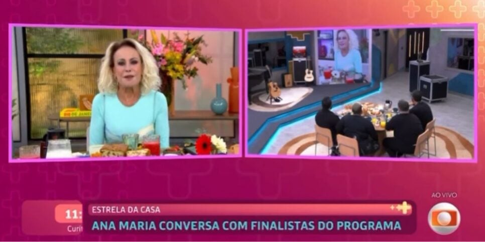 Ana Maria conversos com os participantes do Estrela da Casa (Reprodução: Globo)