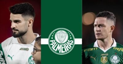 Palmeiras sofre desfalque de 2 craques - Montagem/Instagram/TV FOCO