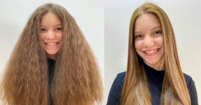 Mistura natural alisa cabelo como seda - Montagem/Internet