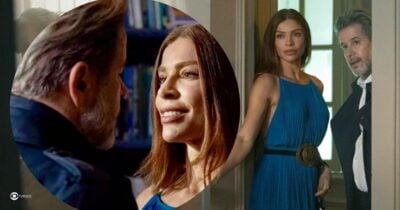 Arminda e Ferette em Três Graças (Foto: Reprodução / Globo / Montagem TV Foco)