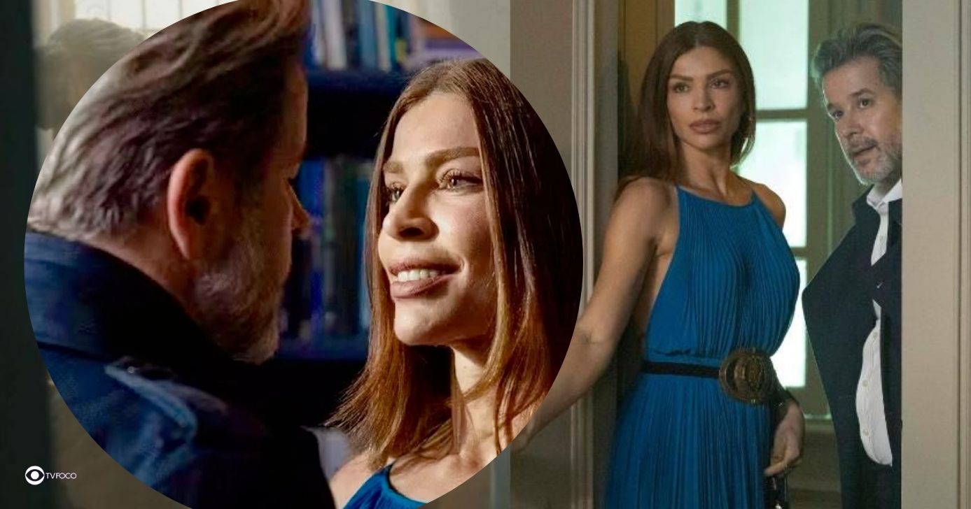 Arminda e Ferette em Três Graças (Foto: Reprodução / Globo / Montagem TV Foco)