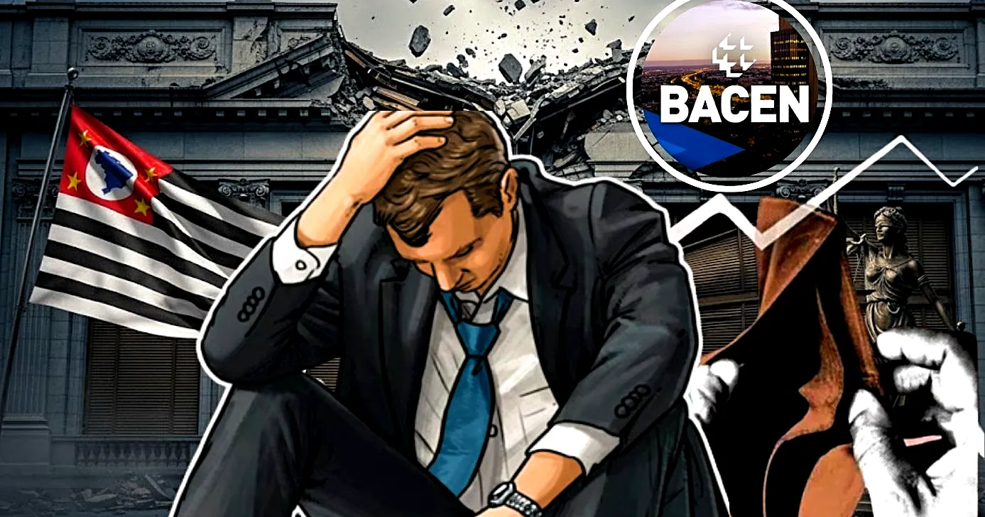 Banco tradicional de São Paulo teve falência decretada após 23 anos e intervenção do BC (Foto Reprodução/Montagem/TV Foco/Lennita/GMN/Canva)