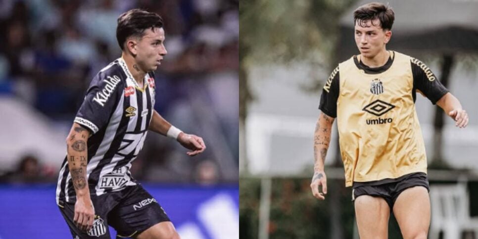 Santos estuda a permanência em definitivo de Barreal (Reprodução: Instagram)
