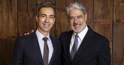 William Bonner e César Tralli (Foto: Reprodução/ Internet)