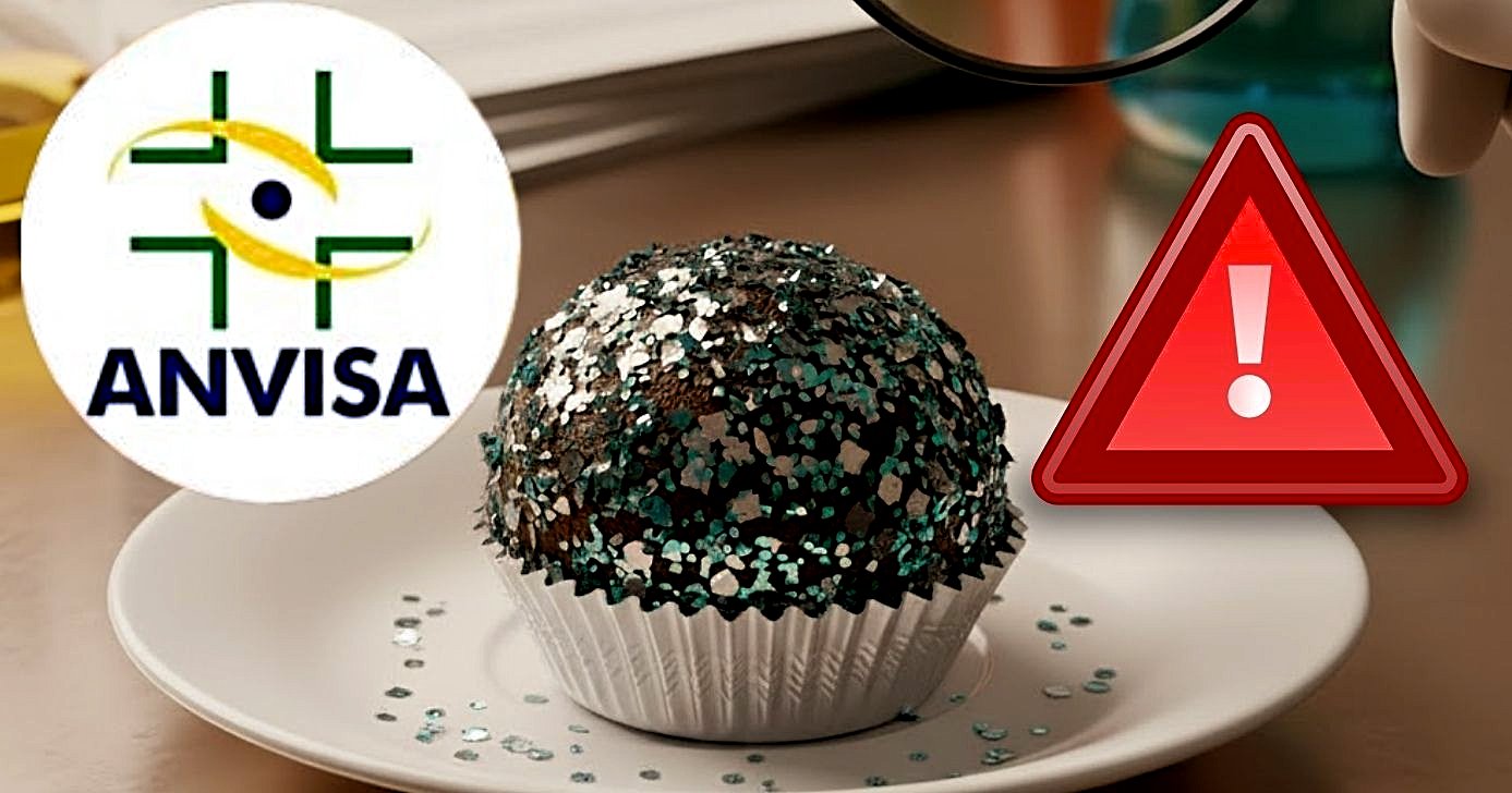 ANVISA faz alerta após brigadeiro contendo plástico (Foto Reprodução/Montagem/Lennita/TV Foco/Canva/GMN)