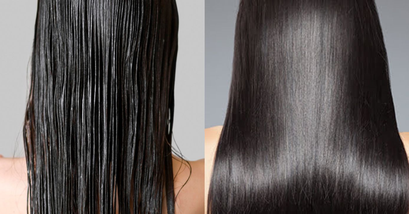 Tratamento caseiro alisa até a raiz do cabelo - Montagem/TV FOCO