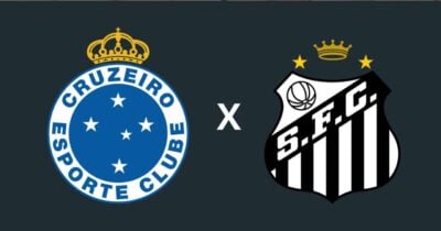 Cruzeiro e Santos - Montagem/Internet