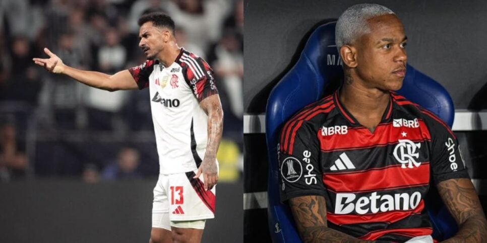 Danilo e Wallace Yan expulsos contra o Bahia (Reprodução: Instagram)