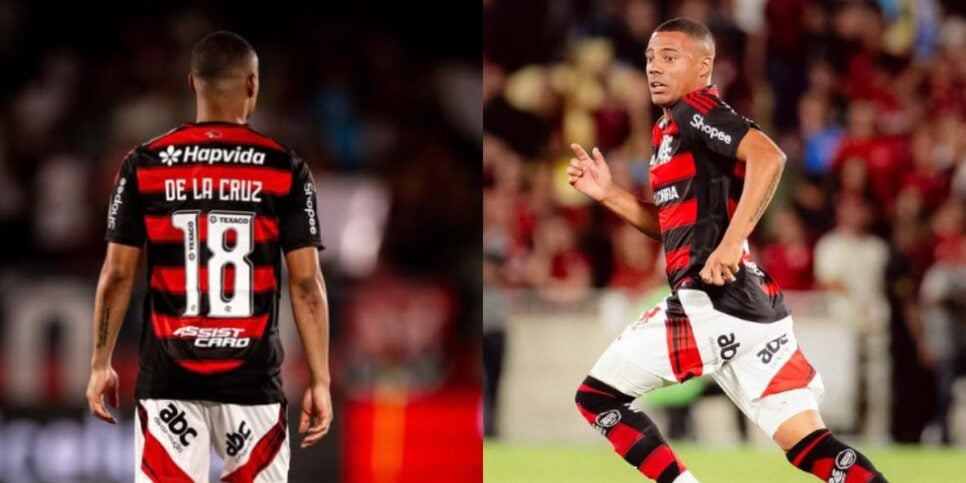 De La Cruz fora do clássico contra o Botafogo (Reprodução: Instagram)