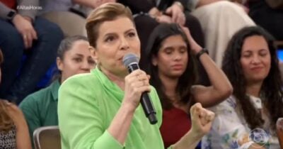 Debora Bloch esteve no Altas Horas, da Globo (Foto: Reprodução/ Internet)