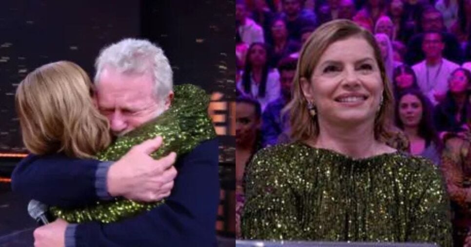 Débora Bloch é homenageada no Domingão do Hulk - Montagem/TV FOCO