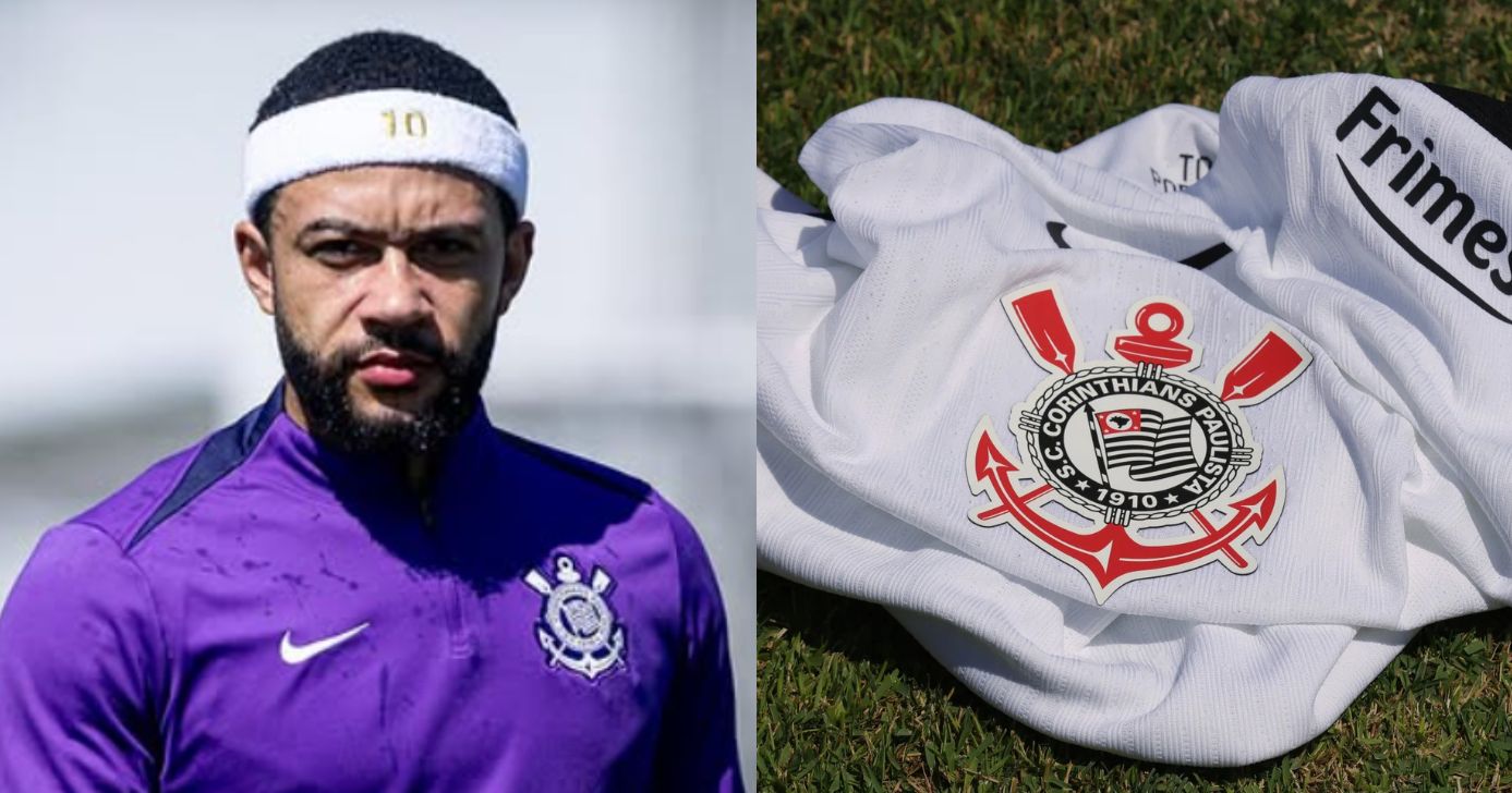 Depay recebe caminhão de dinheiro pra sair do Corinthians - Montagem/TV FOCO/Instagram