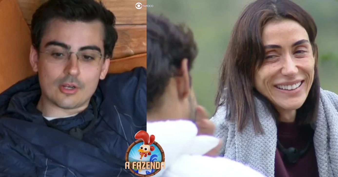 Dudu Camargo, Shia e Michelle Barros em A Fazenda 17 (Foto: Reprodução / Record Plus / Montagem TV Foco)
