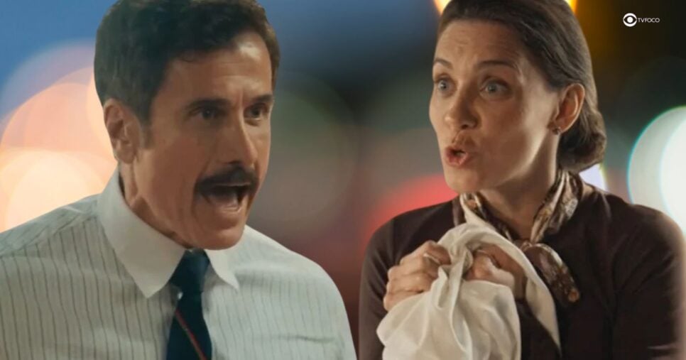 Ernesto e Inês em Êta Mundo Melhor! (Foto: Reprodução / Globo / Montagem TV Foco)