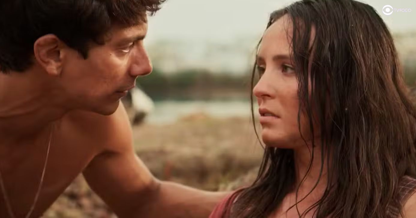 Túlio e Estela em Êta Mundo Melhor! (Foto: Reprodução / Globo)