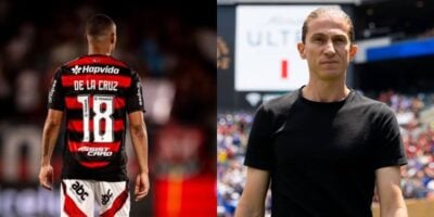 De La Cruz fora no Flamengo e Filipe Luís crava substituto (Reprodução: Instagram)