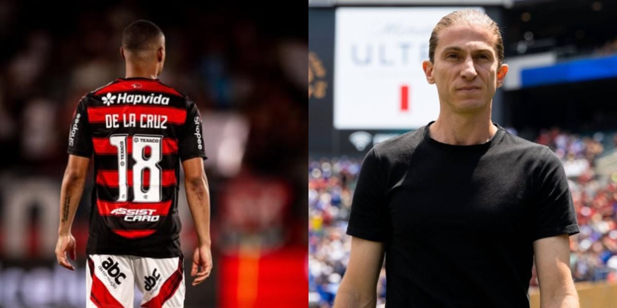 De La Cruz fora no Flamengo e Filipe Luís crava substituto (Reprodução: Instagram)