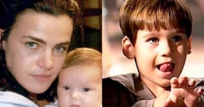 Esse é o filho de Ana Paula Arósio em Terra Nostra (Foto: TV Globo)