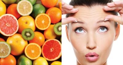 Frua cítrica para combater rugas - Foto: Montagem