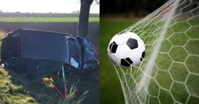 Três jogadores sofreram grave acidente de carro (Foto: Reprodução/ Internet)