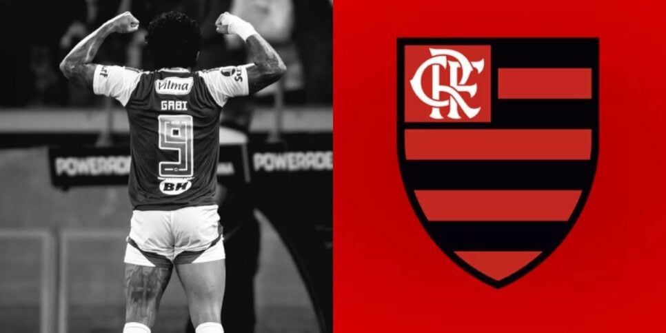 Craque do Flamengo prepara rasteira em Gabigol (Reprodução: Instagram)