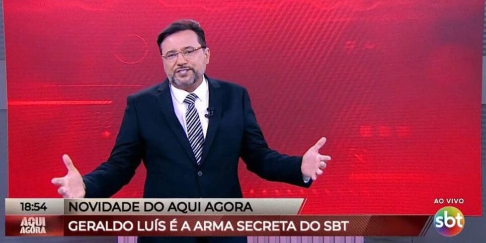 Geraldo Luís não tem contrato fixo com o SBT (Reprodução: SBT)