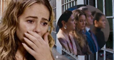 Heleninha e suspeitos de crime em Vale Tudo (Foto: Reprodução / Globo / Montagem TV Foco)