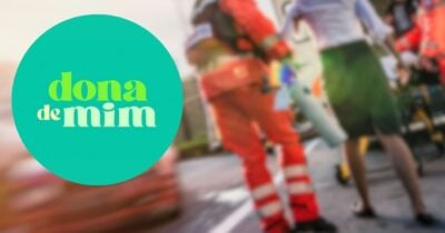 Ilustração de acidente em Dona de Mim (Foto: Reprodução / Globo / Montagem TV Foco)