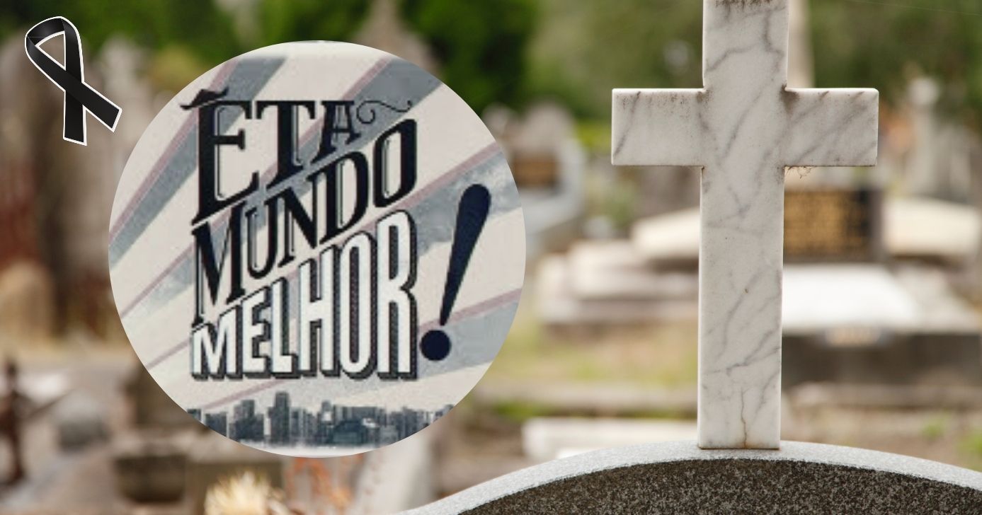 Ilustração de morte em Êta Mundo Melhor! (Foto: Reprodução / Globo / Montagem TV Foco)
