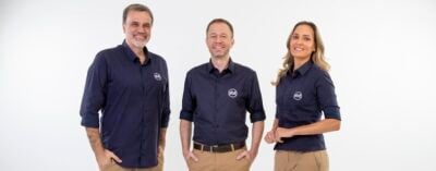 Tiago Leifert, Mauro Betting e Nadine Bastos. (Foto: Rogerio Pallata / SBT)