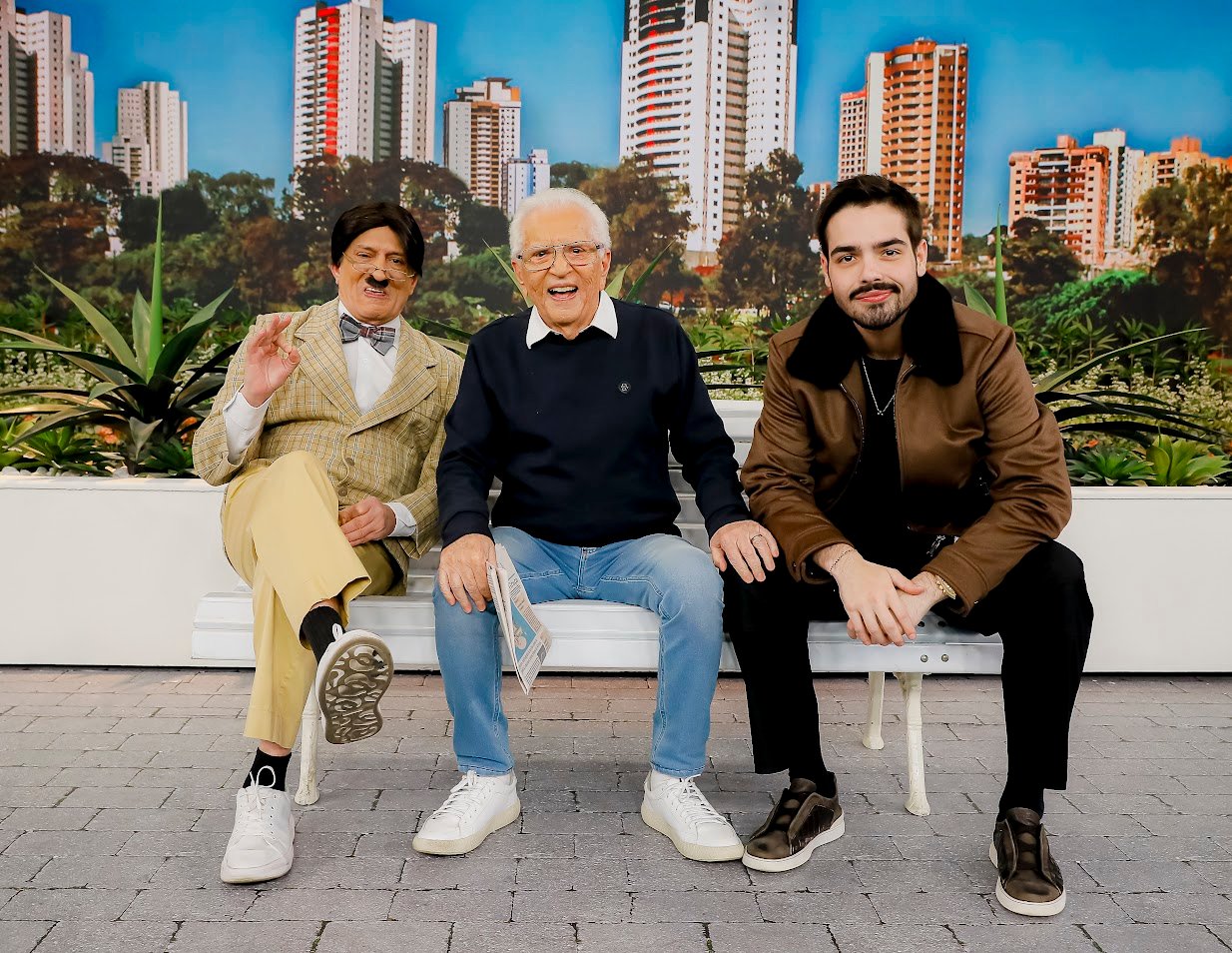 Carlos Alberto garantiu boa audiência na Praça é Nossa. (Foto: Lourival Ribeiro/SBT)