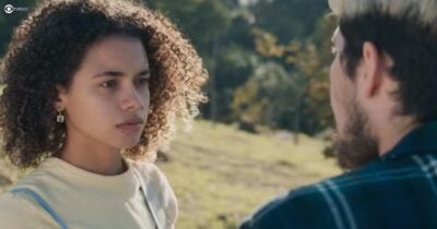 Joélly e Raul em Três Graças (Foto: Reprodução / Globo / Montagem TV Foco)