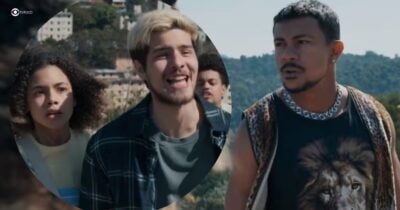 Joélly, Raul e Bagdá em Três Graças (Foto: Reprodução / Globo / Montagem TV Foco)