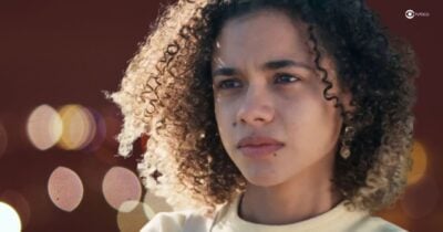 Joélly em Três Graças (Foto: Reprodução / Globo / Montagem TV Foco)