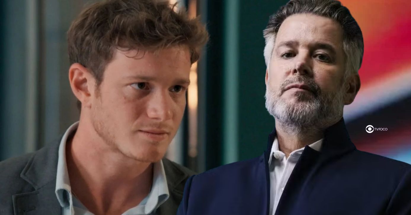 Leonardo e Ferette em Três Graças (Foto: Reprodução / Globo / Montagem TV Foco)