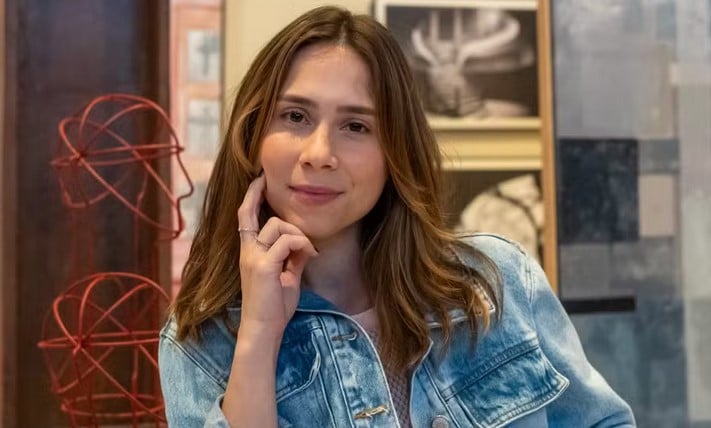 Lucélia (Daphne Bozaski) em Três Graças (Foto: Reprodução / Globo) 

