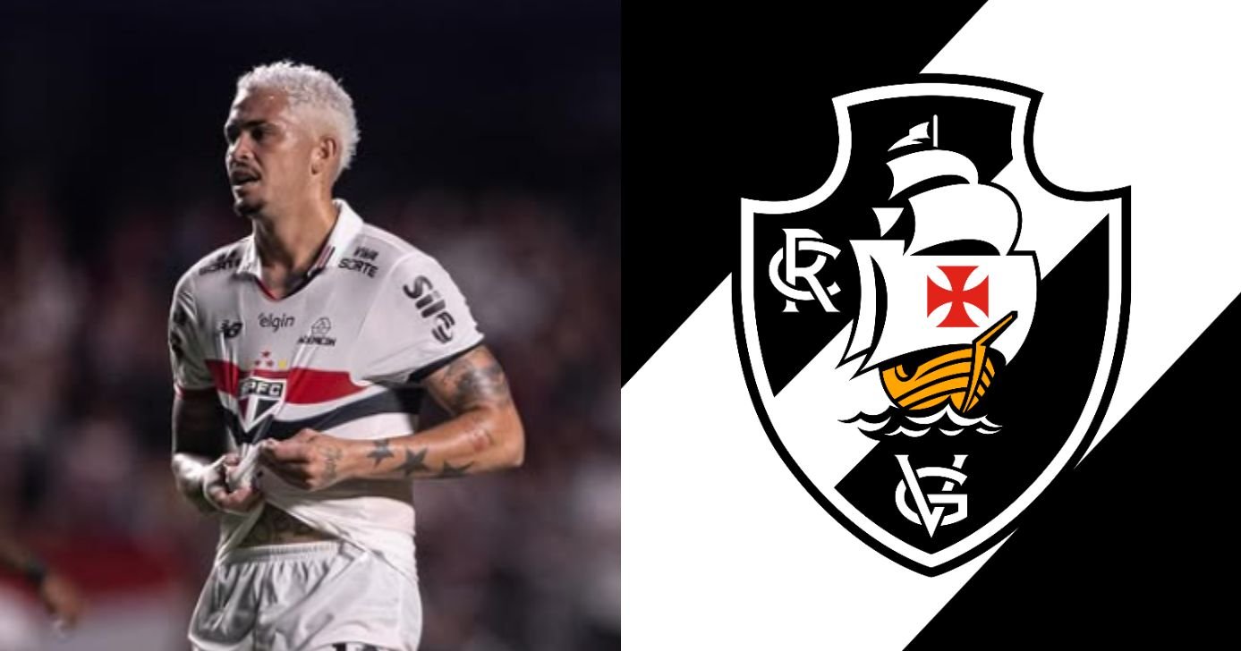 Pedrinho dá rasteira no São Paulo e arma contratação de Luciano no Vasco - Mntagem/TV FOCO