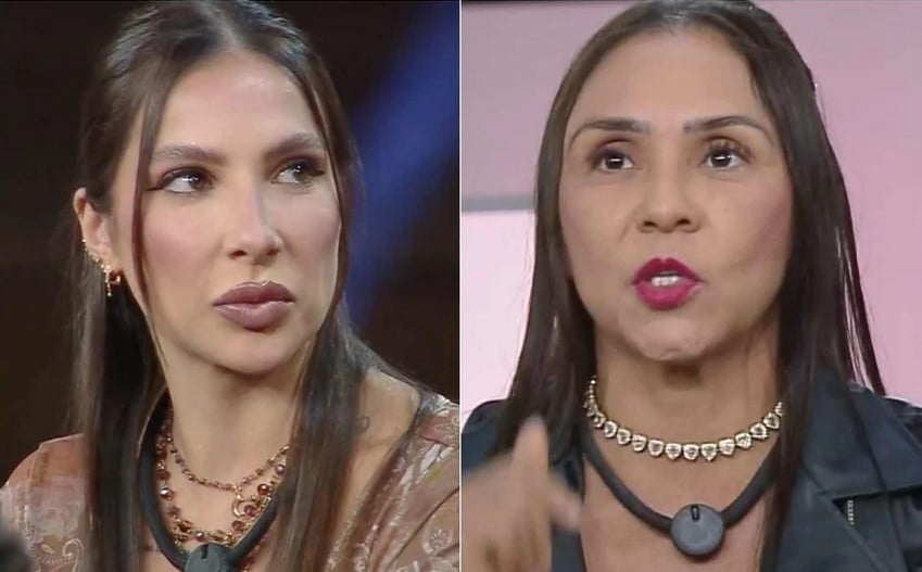 Martina e Yoná em A Fazenda 17 (Foto: Reprodução / Record)
